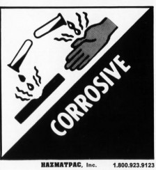 Corrosive C8 Paper Shipping Labels2C 5002FRoll Product P120146 1 v18