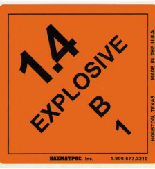 Explosive 1 v17.4 B Paper Shipping Labels2C 5002FRoll Product P120089 1