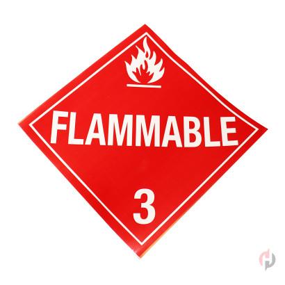 Flammable 3 Placard Product P120875 1 v17